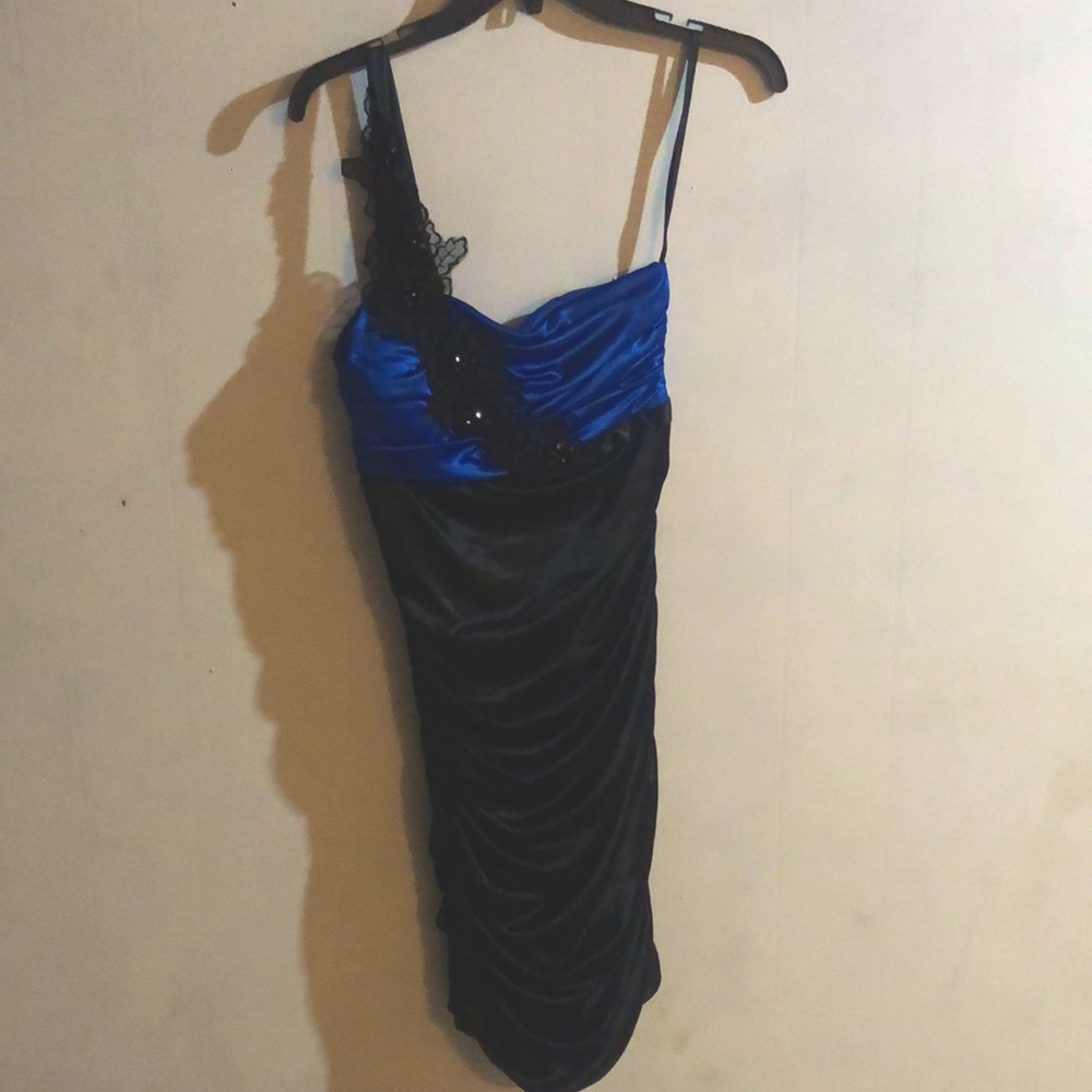 One strap mini dress